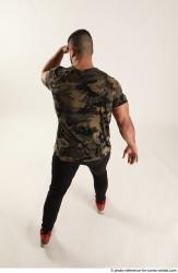 Man Adult Muscular Standing poses Sportswear Latino Dance